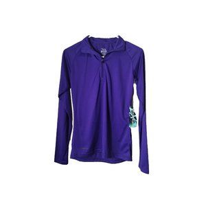 Boombah Athletic Top Womens XS Semi Fitted Long Sleeve Quarter Zip